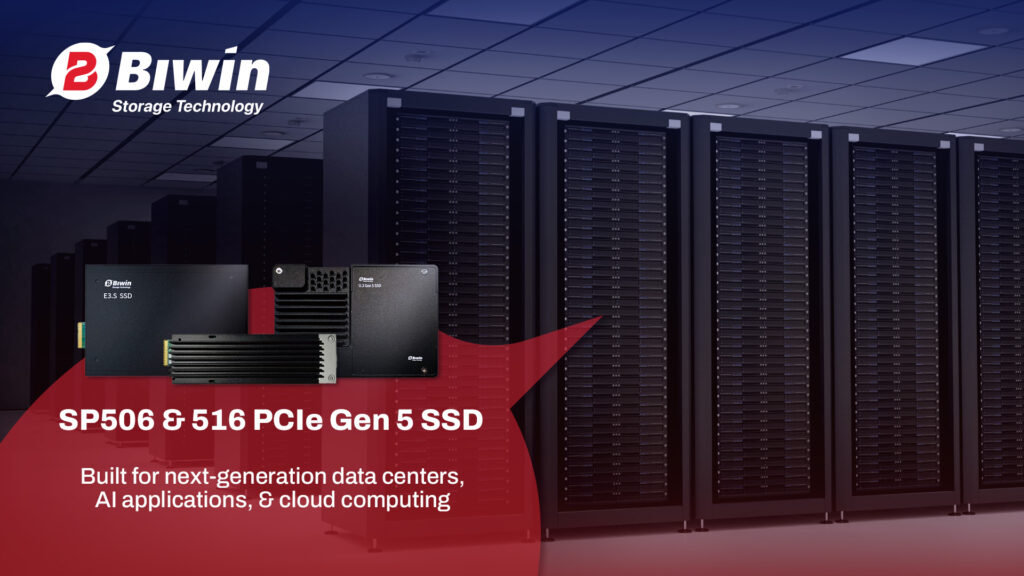 BIWIN SP506 and 516 PCIe Gen5 SSD